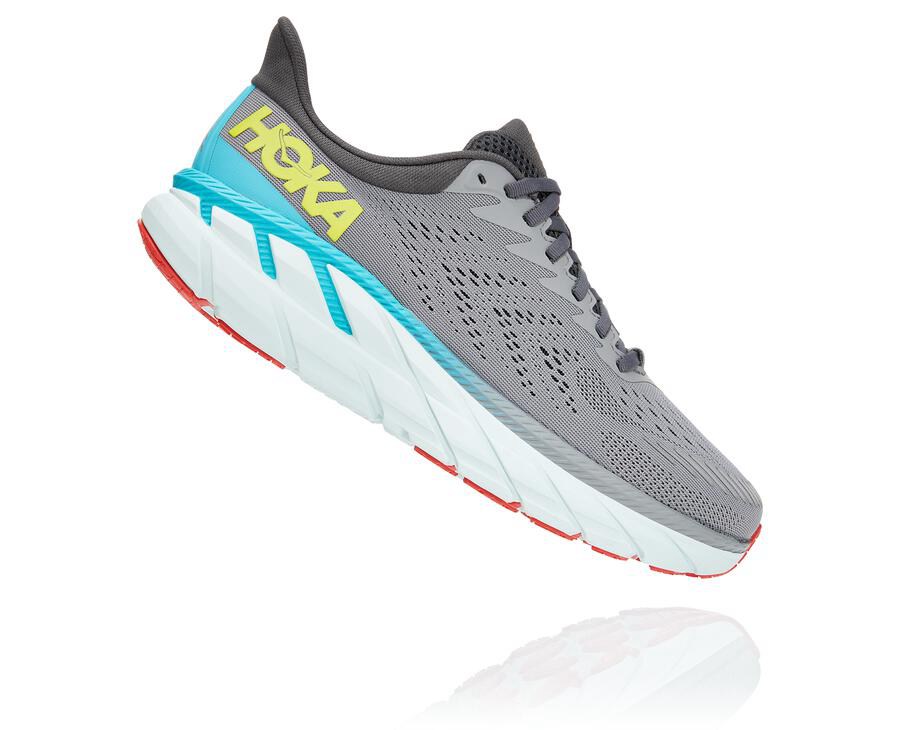 Tenis Hoka One One Masculino Cinzentas - Clifton 7 - 753-JLFHEG